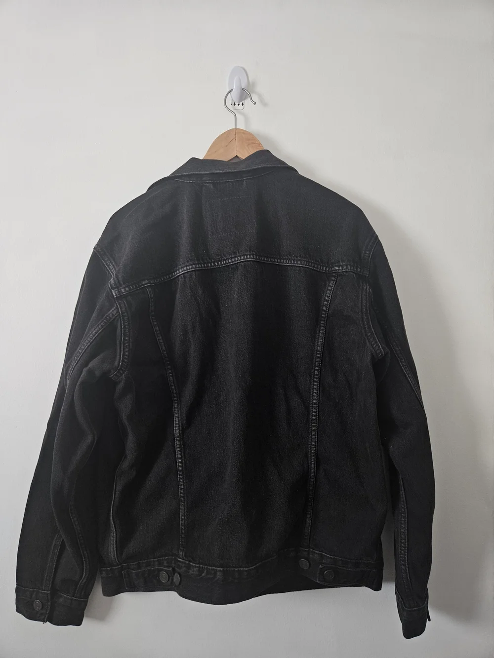 Levi's Relaxed Trucker Jacket Black - Picture 4 of 4